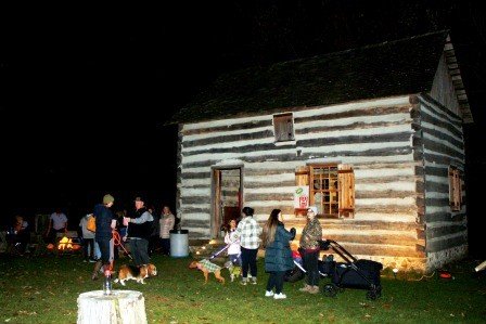 Luminary Walk - Log Cabin